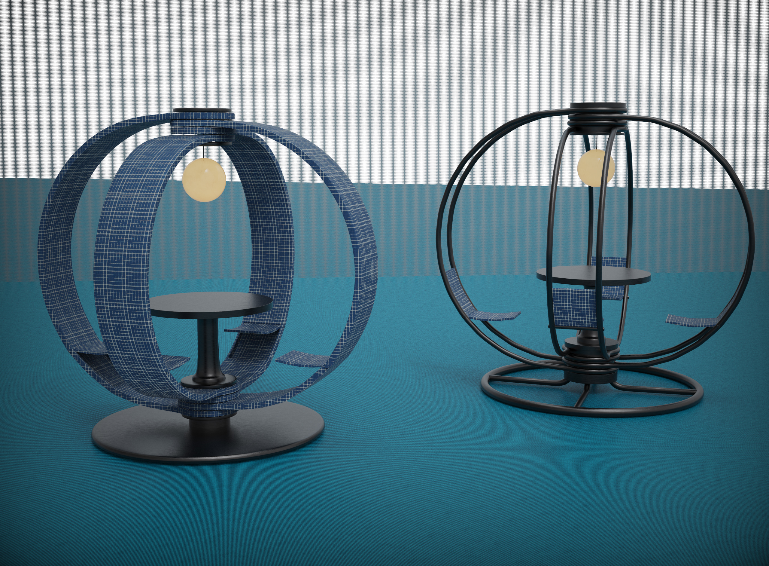 Modeling and rendering，product design，furniture，Tables and chairs，