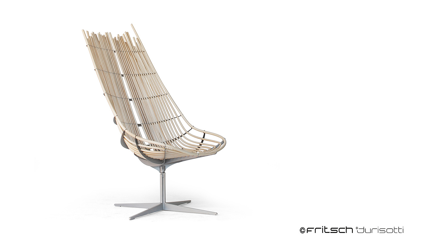 red dot，Award winning works，spline，Toothed strip，simple and easy，chair，Rattan，industrial design，
