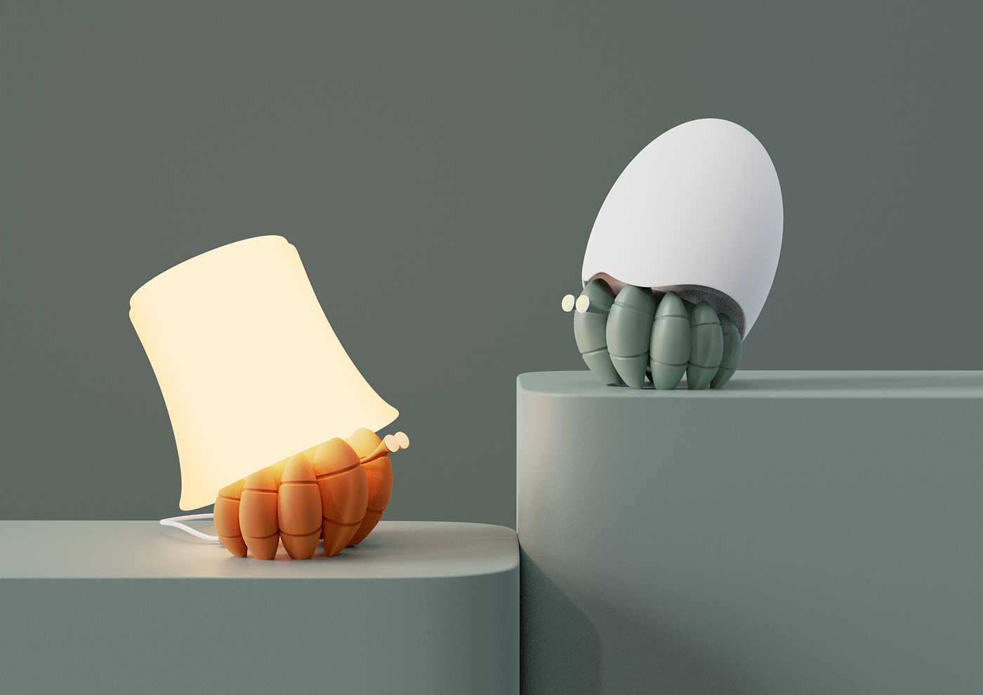 Night light，hermit crab，Night light，