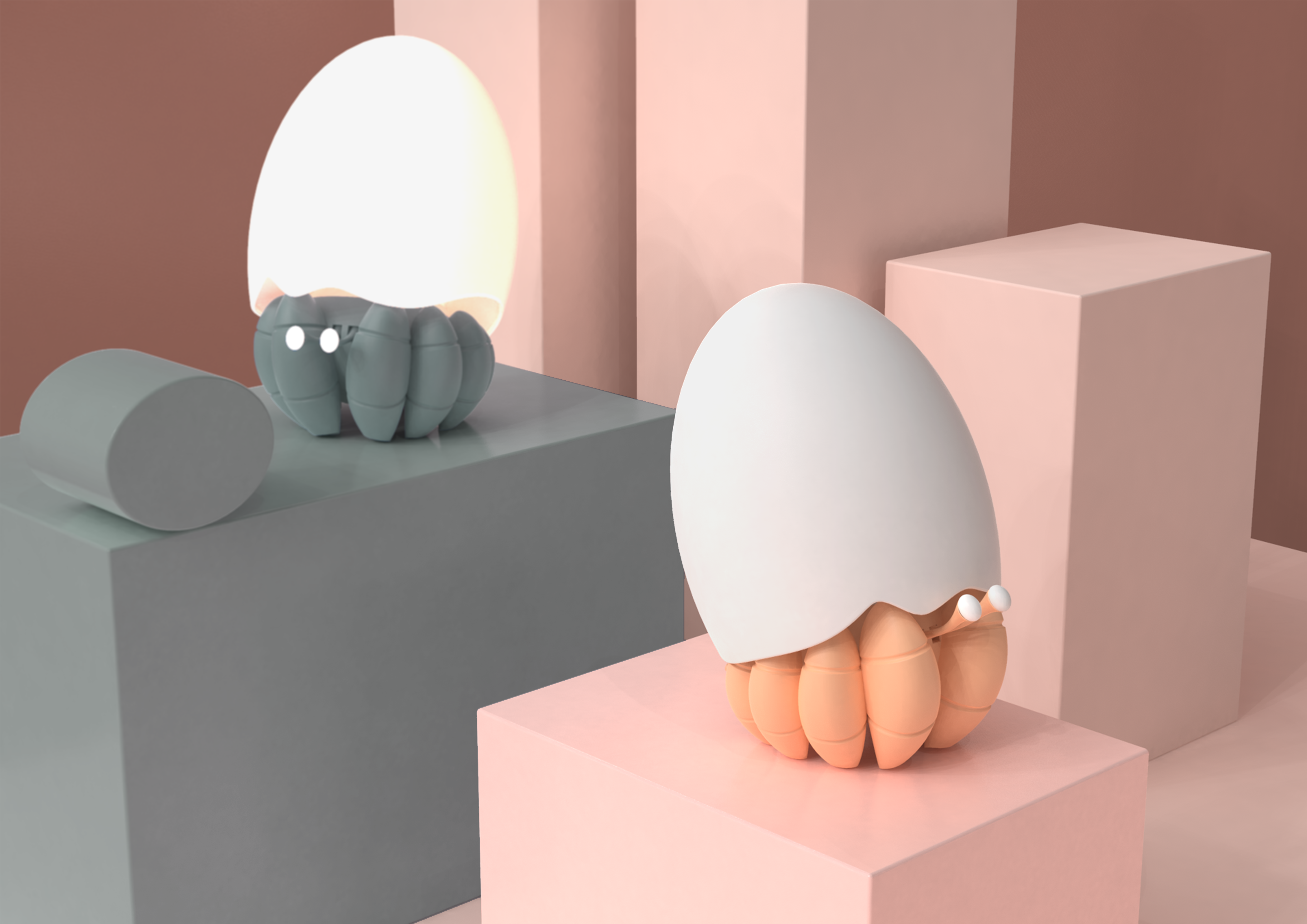 Night light，hermit crab，Night light，