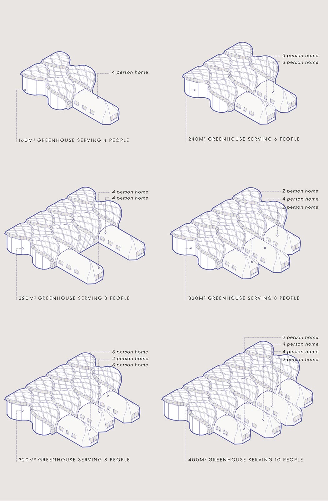 Inflatable bamboo greenhouse，Hague，Origami effect，