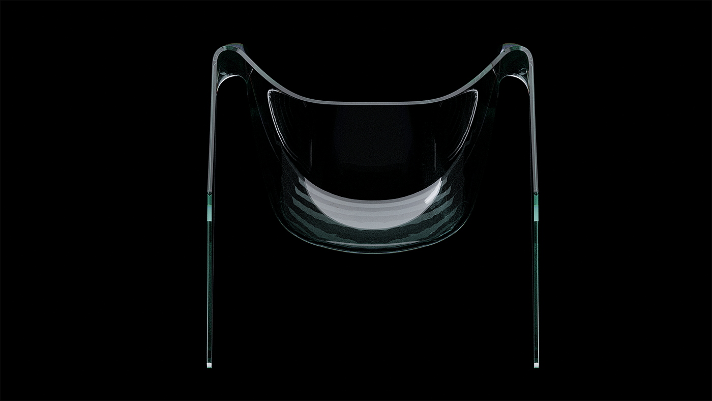 spirit，chair，furniture，Glass material，