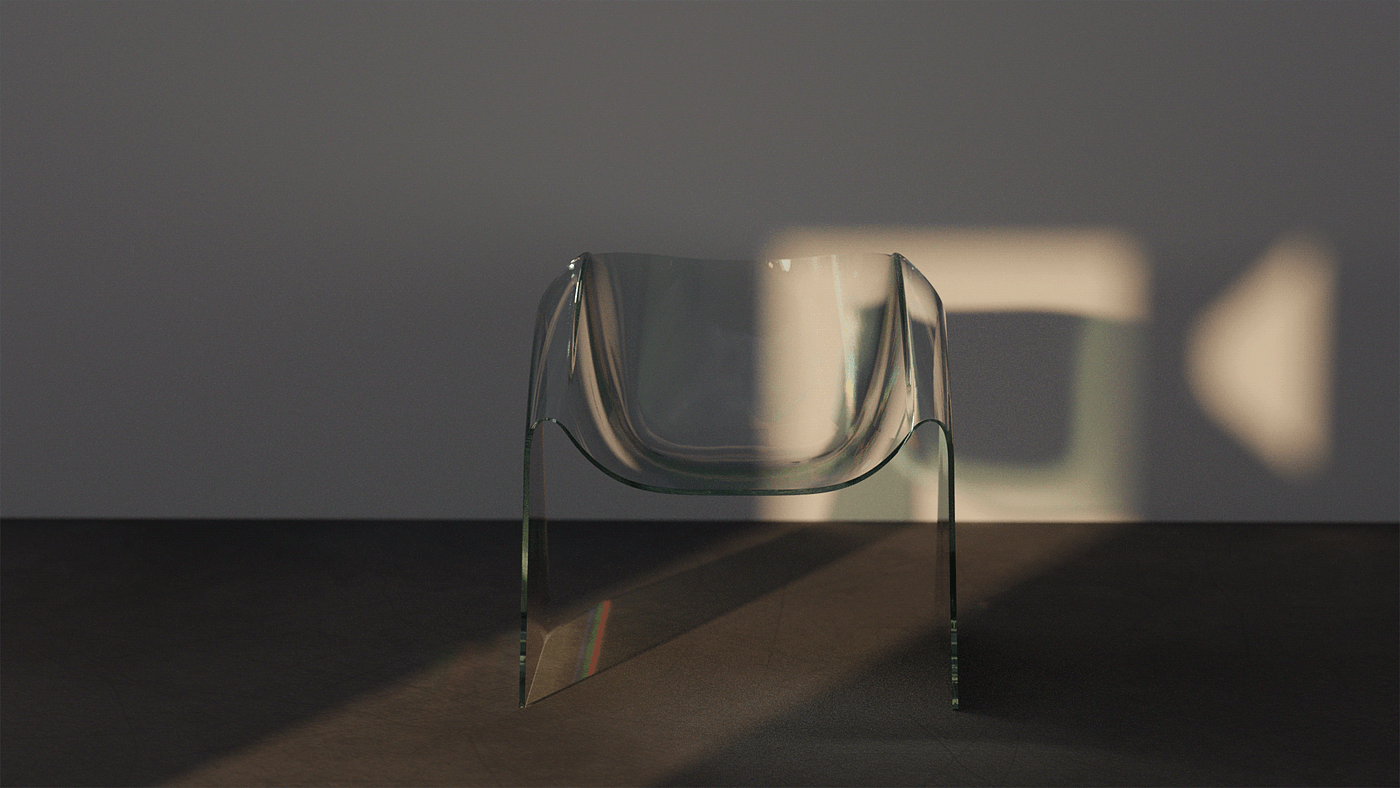 spirit，chair，furniture，Glass material，