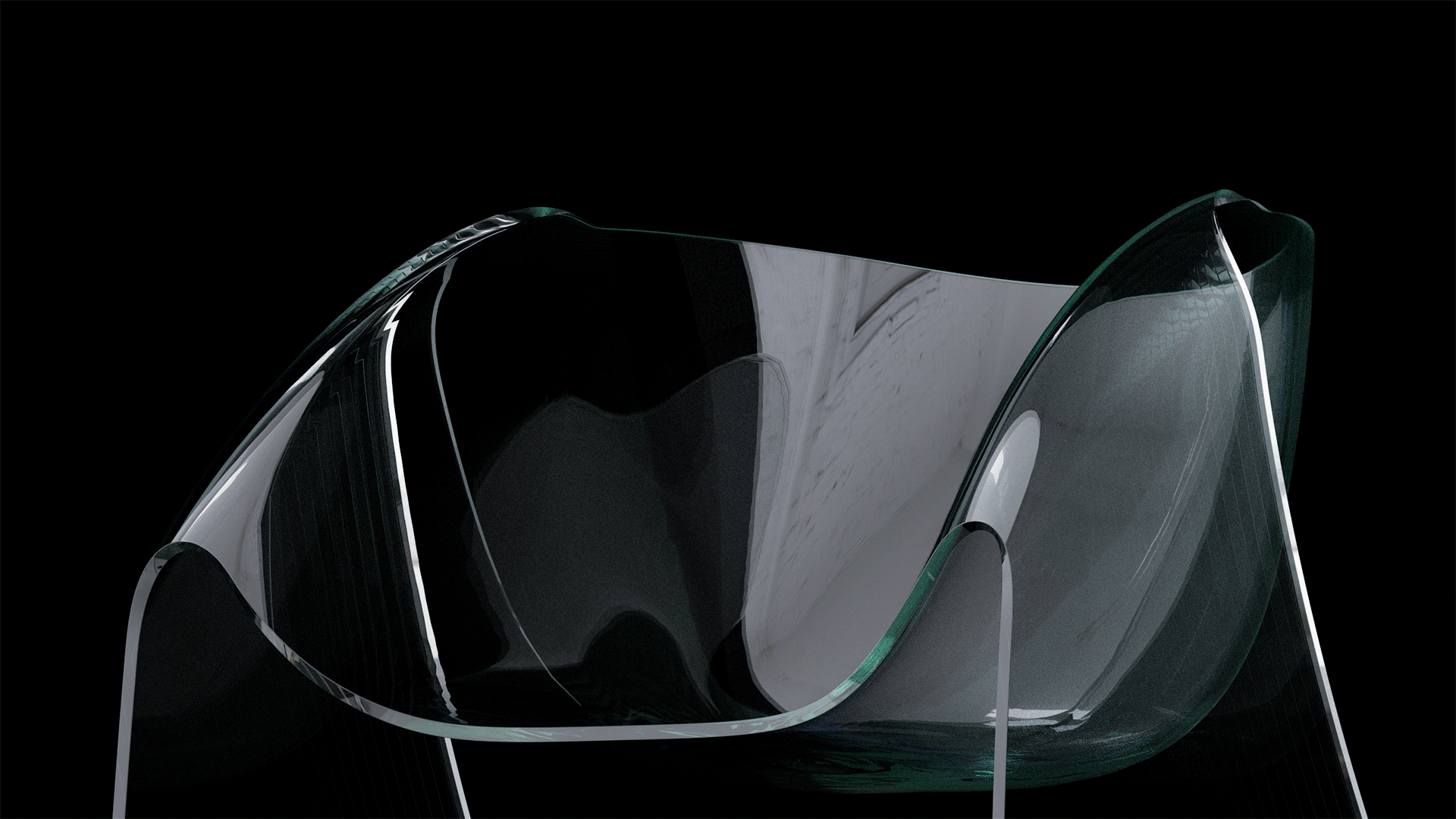 spirit，chair，furniture，Glass material，