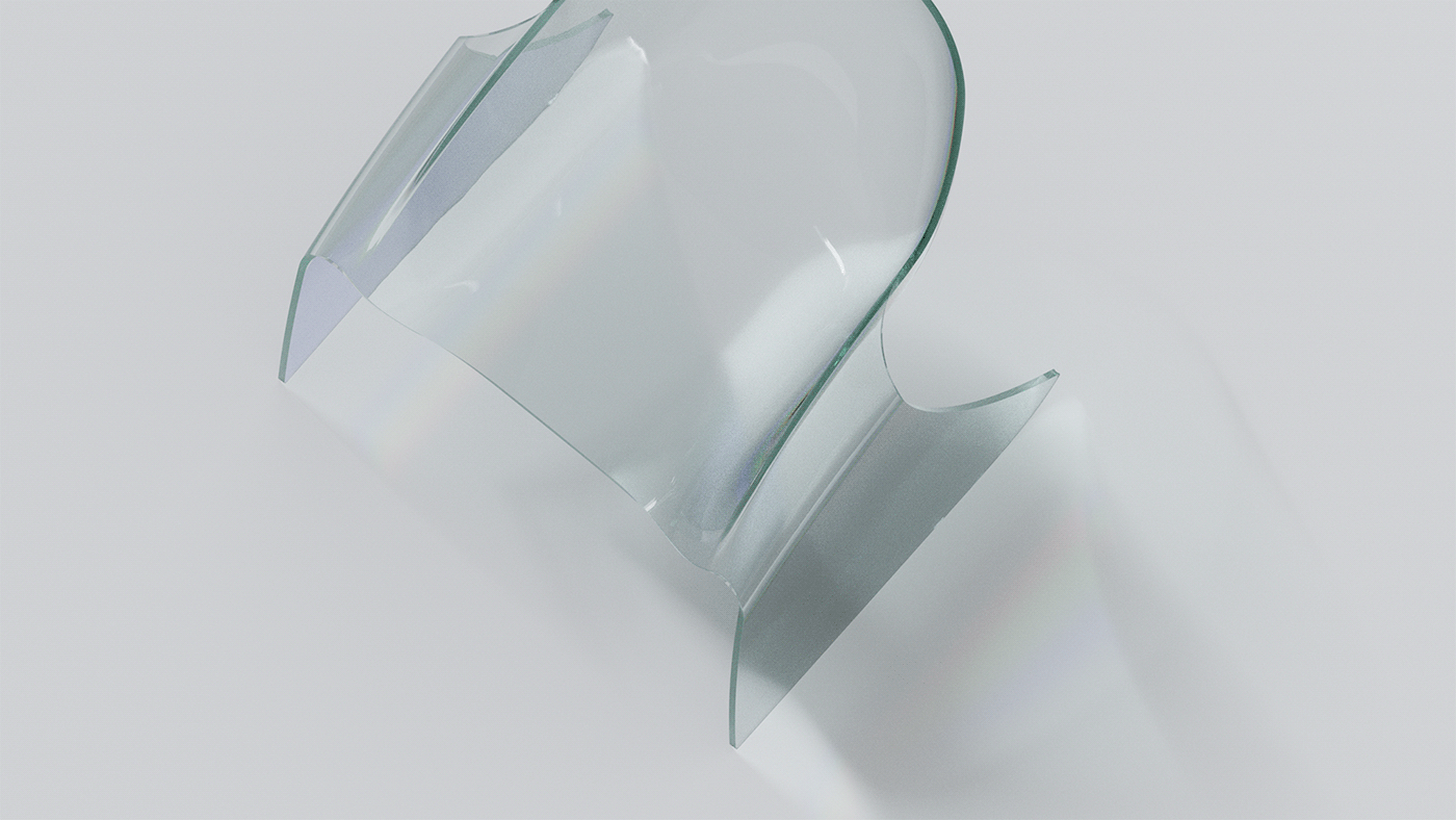 spirit，chair，furniture，Glass material，