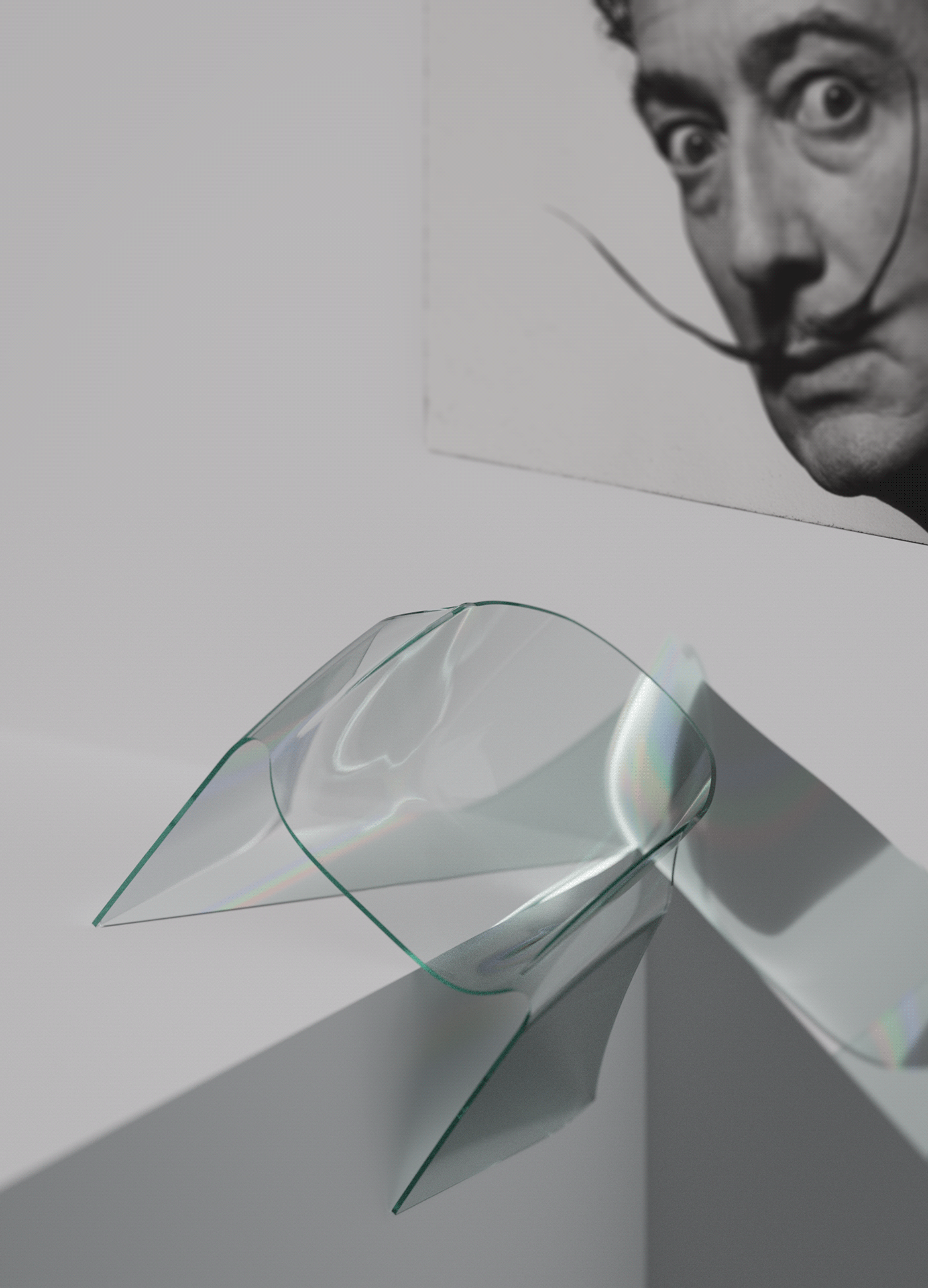 spirit，chair，furniture，Glass material，