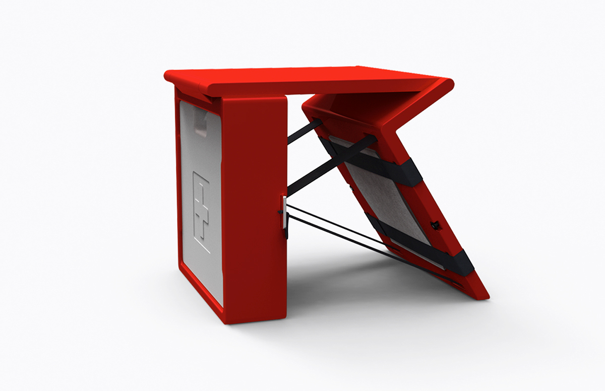 First aid kit，stool，industrial design，product design，