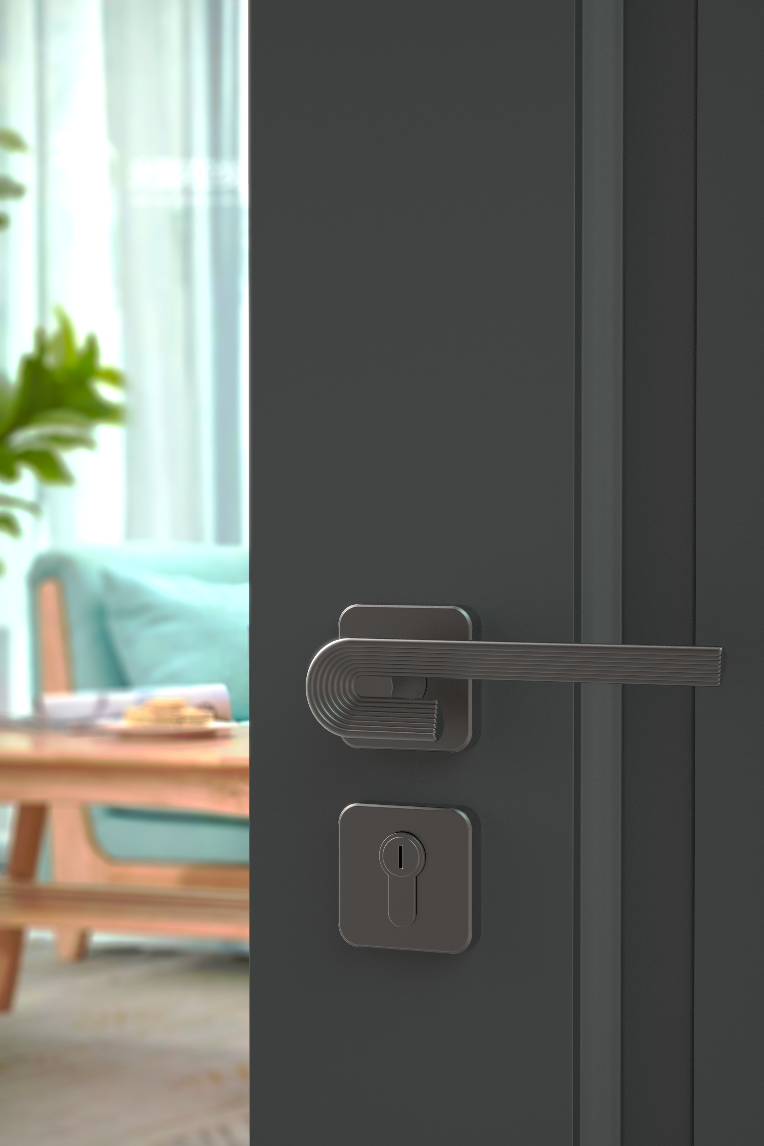 Interior design，Retro，NEW，Door lock，