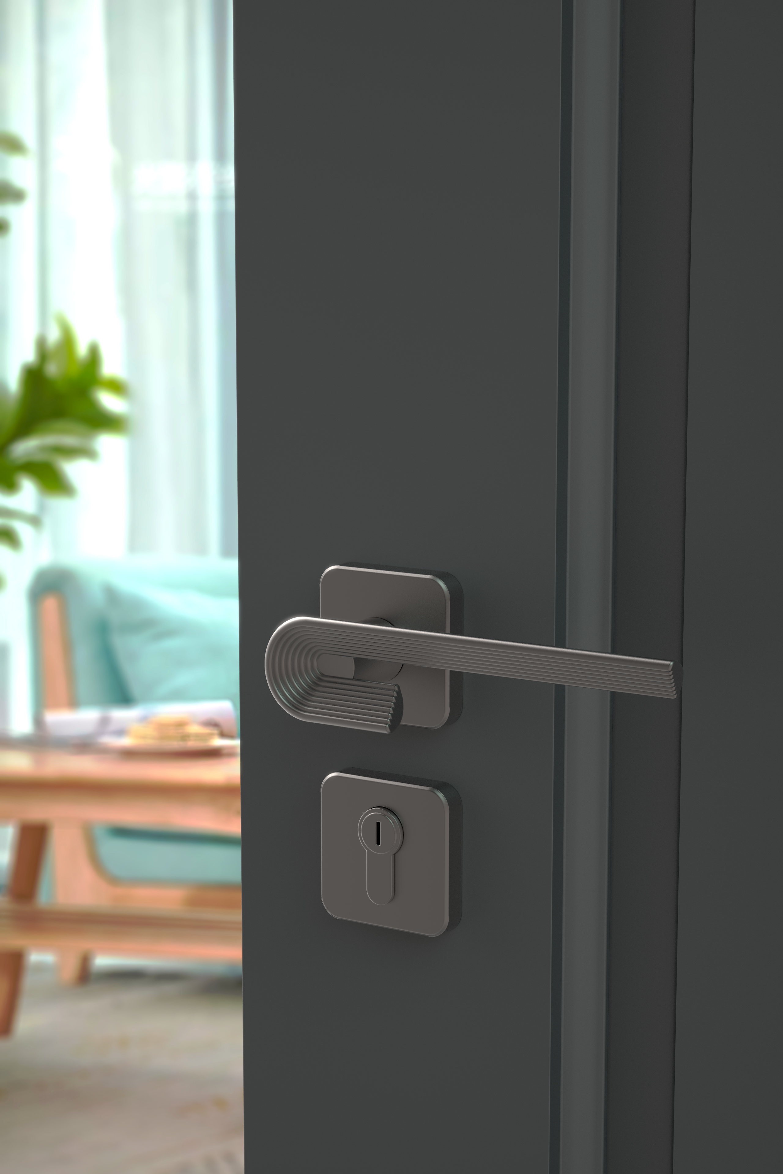 Interior design，Retro，NEW，Door lock，