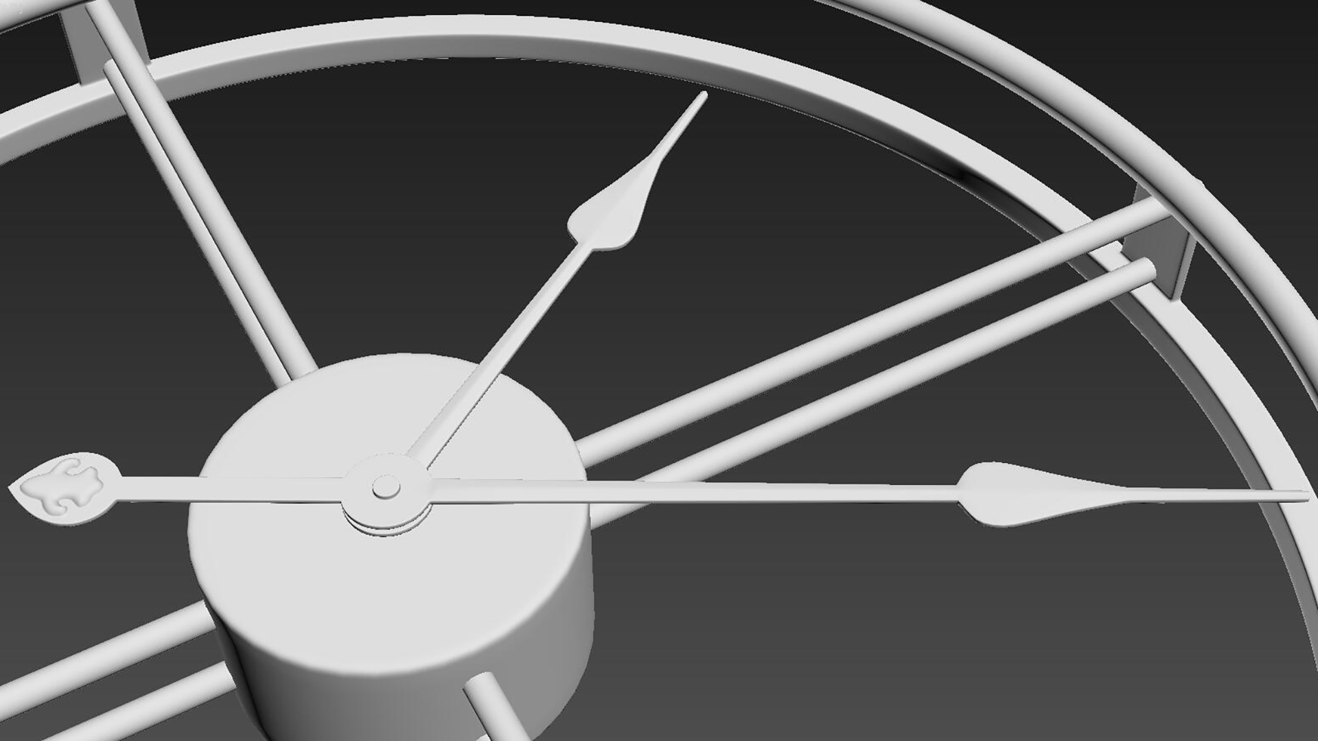 Wall clock，Wall clock，alarm clock，desk clock，furniture，Antique Valley fragrance，having an antique flavour，Furniture modeling tutorial，