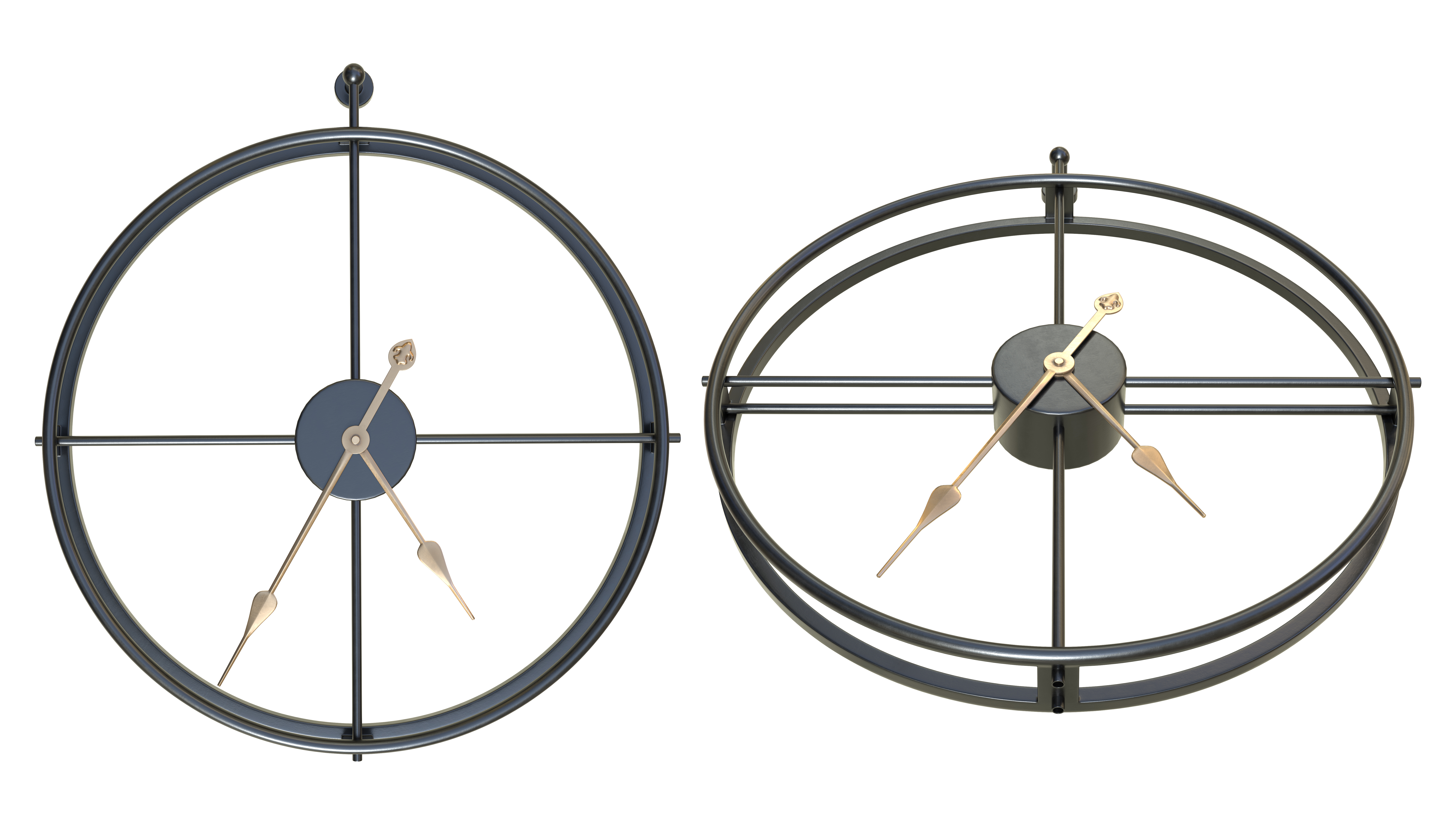 Wall clock，Wall clock，alarm clock，desk clock，furniture，Antique Valley fragrance，having an antique flavour，Furniture modeling tutorial，