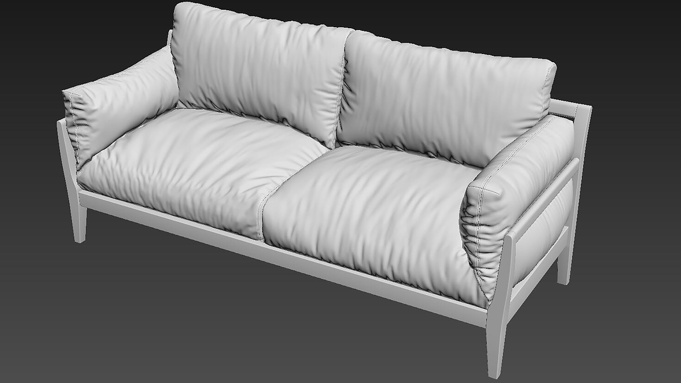 sofa，Sofa modeling tutorial，Furniture modeling tutorial，Antique Valley fragrance，having an antique flavour，furniture，Leather sofa，Fabric sofa，