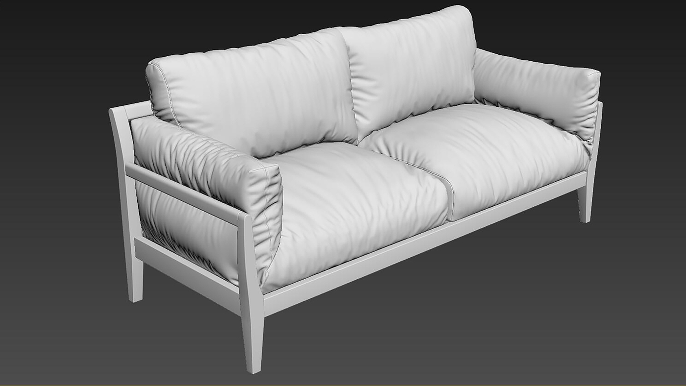 sofa，Sofa modeling tutorial，Furniture modeling tutorial，Antique Valley fragrance，having an antique flavour，furniture，Leather sofa，Fabric sofa，