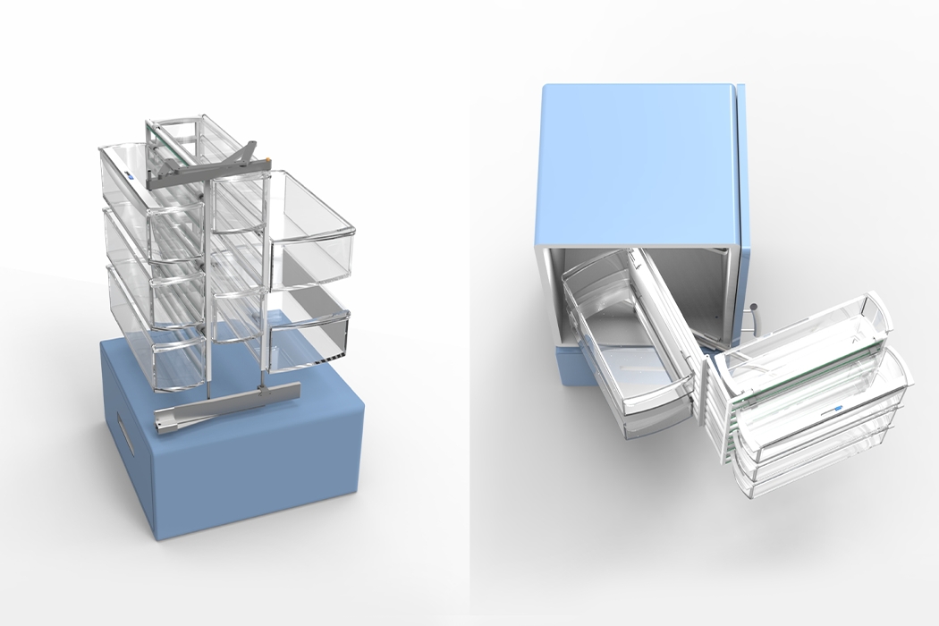 Refrigerator，a partition，modularization，