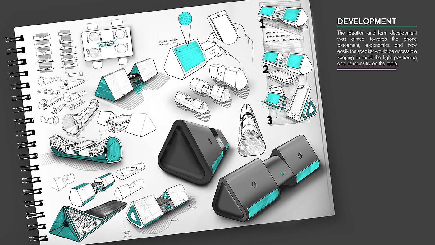pretty，intelligence，Speaker design，trio，