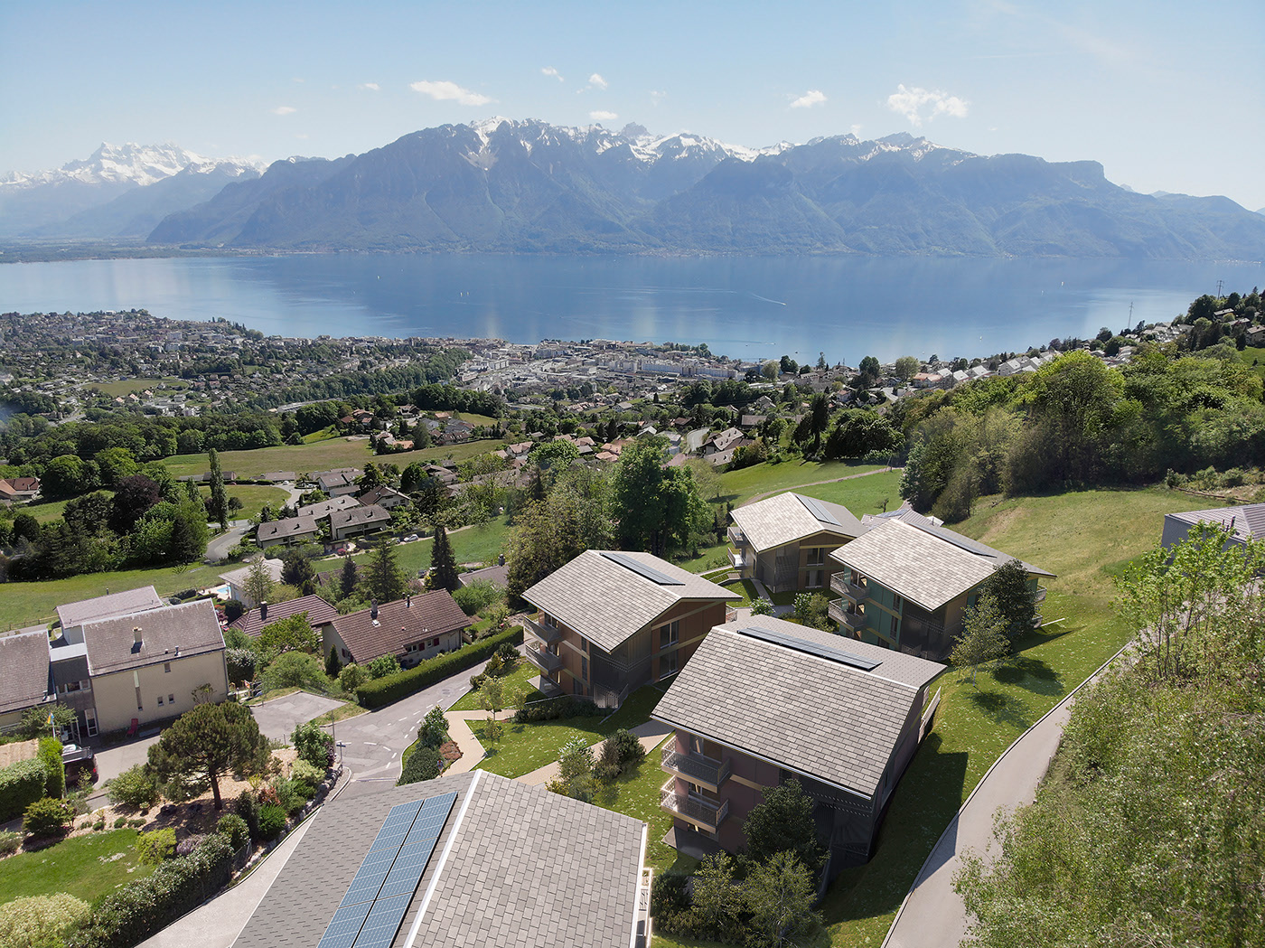 Edvin Skiesten，3D rendering，residence，