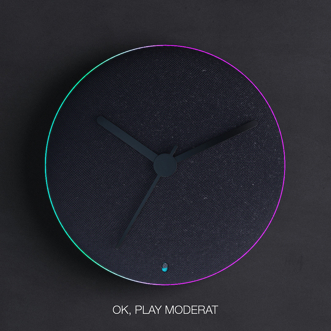 Discreet technology，Clock，Intelligent voice control，