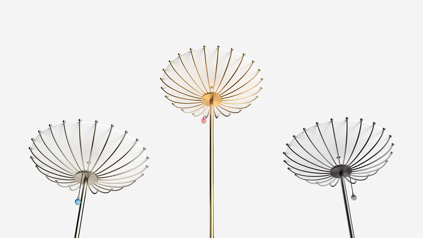 Floret，Floor lamp，Interior decoration，