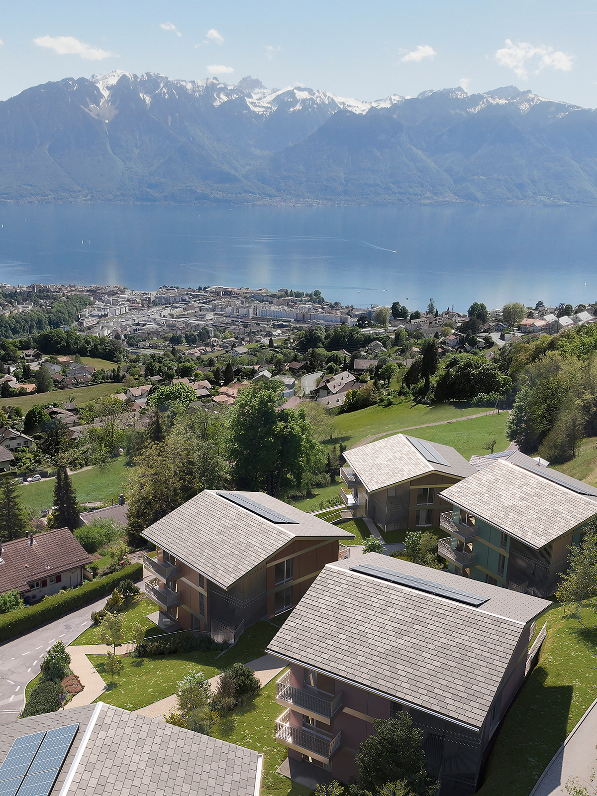 Edvin Skiesten，3D rendering，residence，