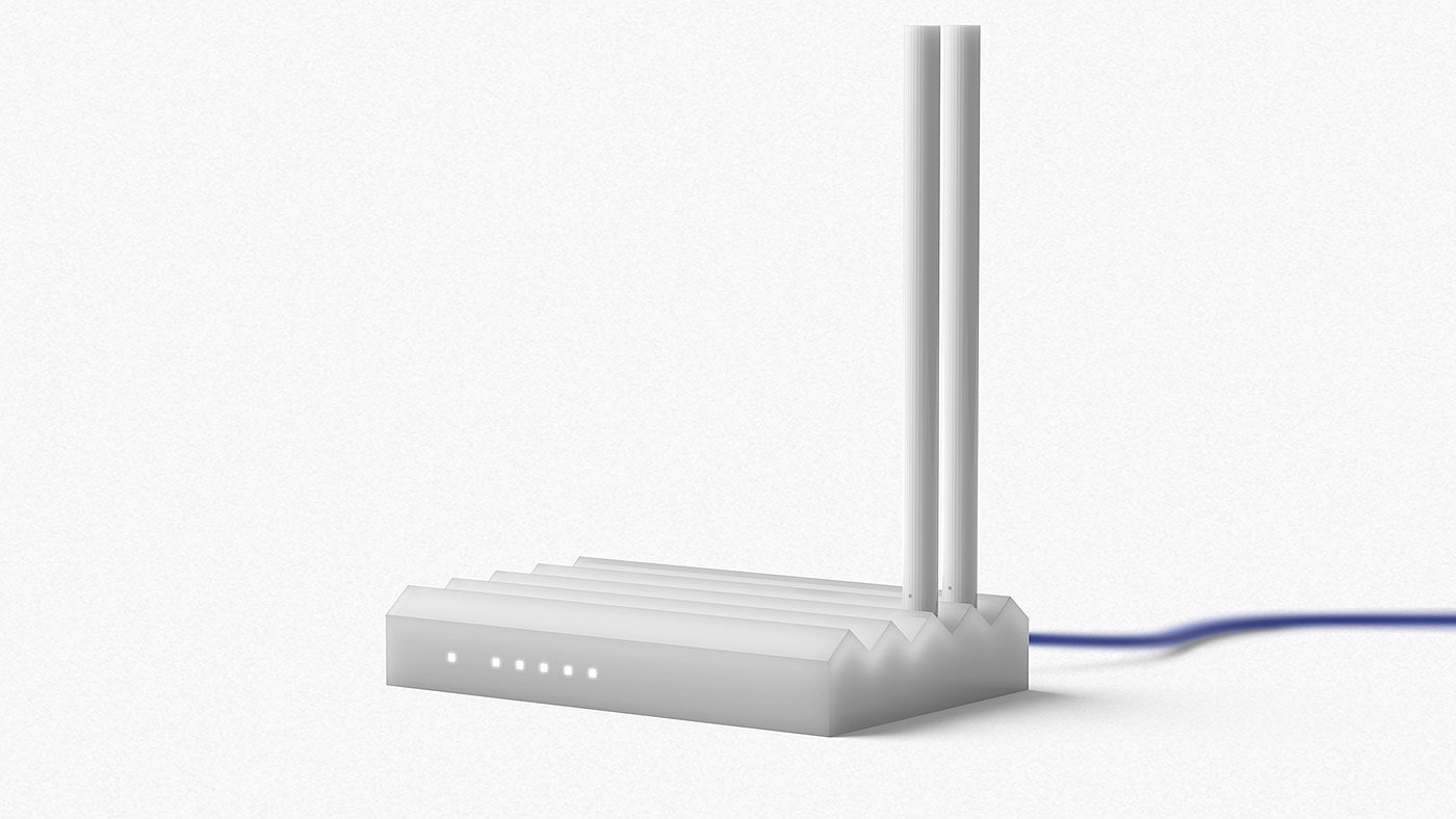 wifi，Router，conceptual design，