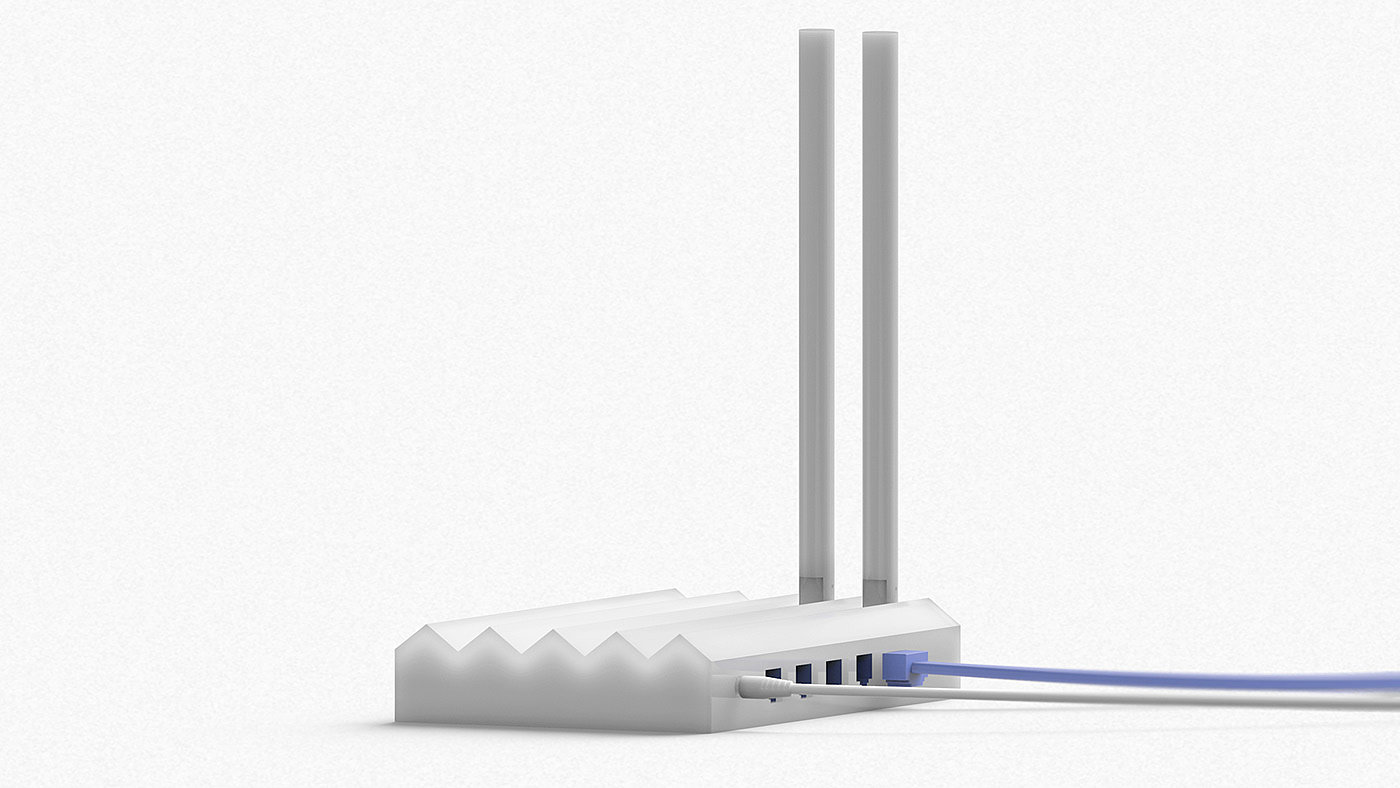 wifi，Router，conceptual design，