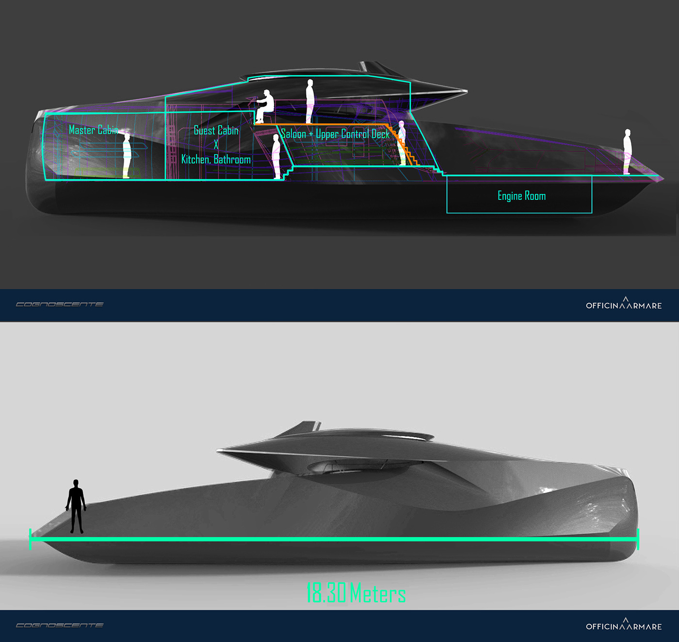 yacht，conceptual design，Noble blood，luxurious，luxury，
