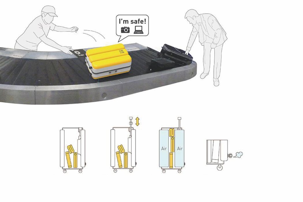 trunk，Air bag，convenient，red dot，Award，