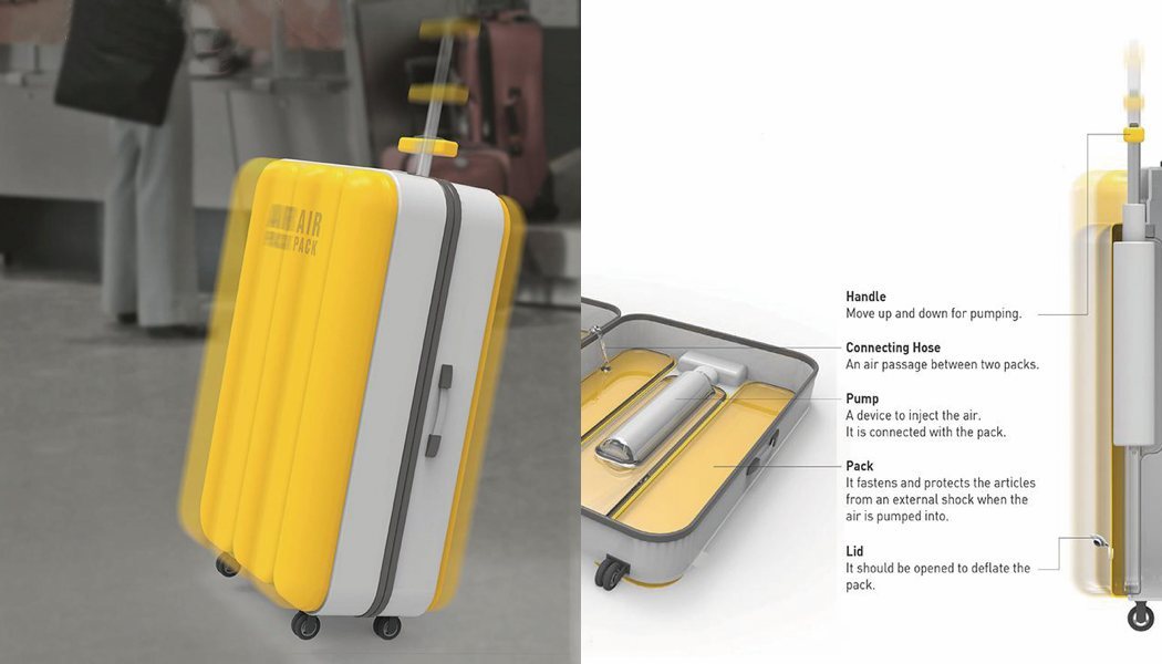 trunk，Air bag，convenient，red dot，Award，