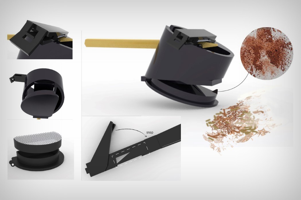 Office products，innovate，Pencil sharpener，Special shape，industrial design，