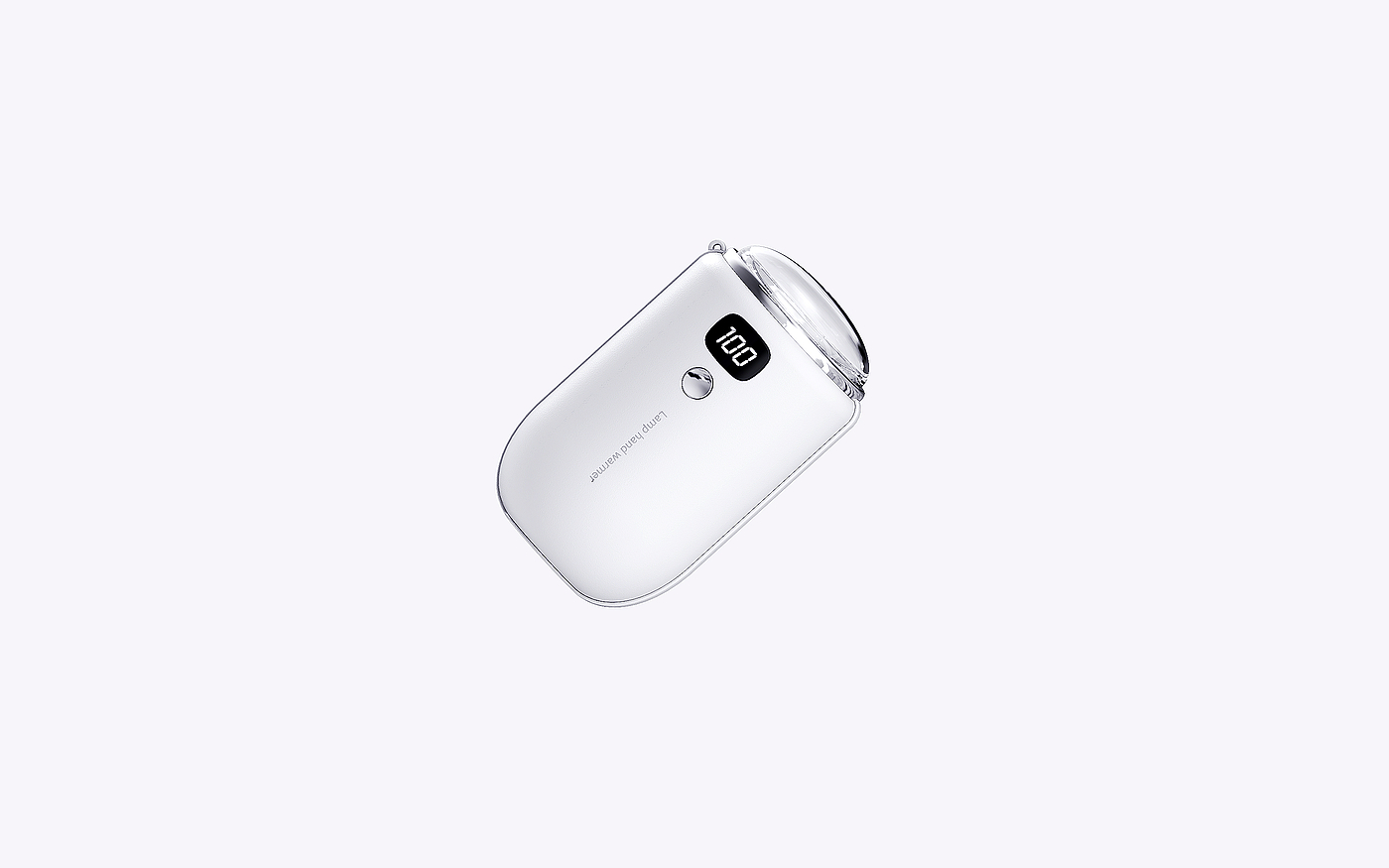 Hand warmer，portable battery，Projection lamp，Night light，cylindrical，Original design，Simplicity，Digital display，