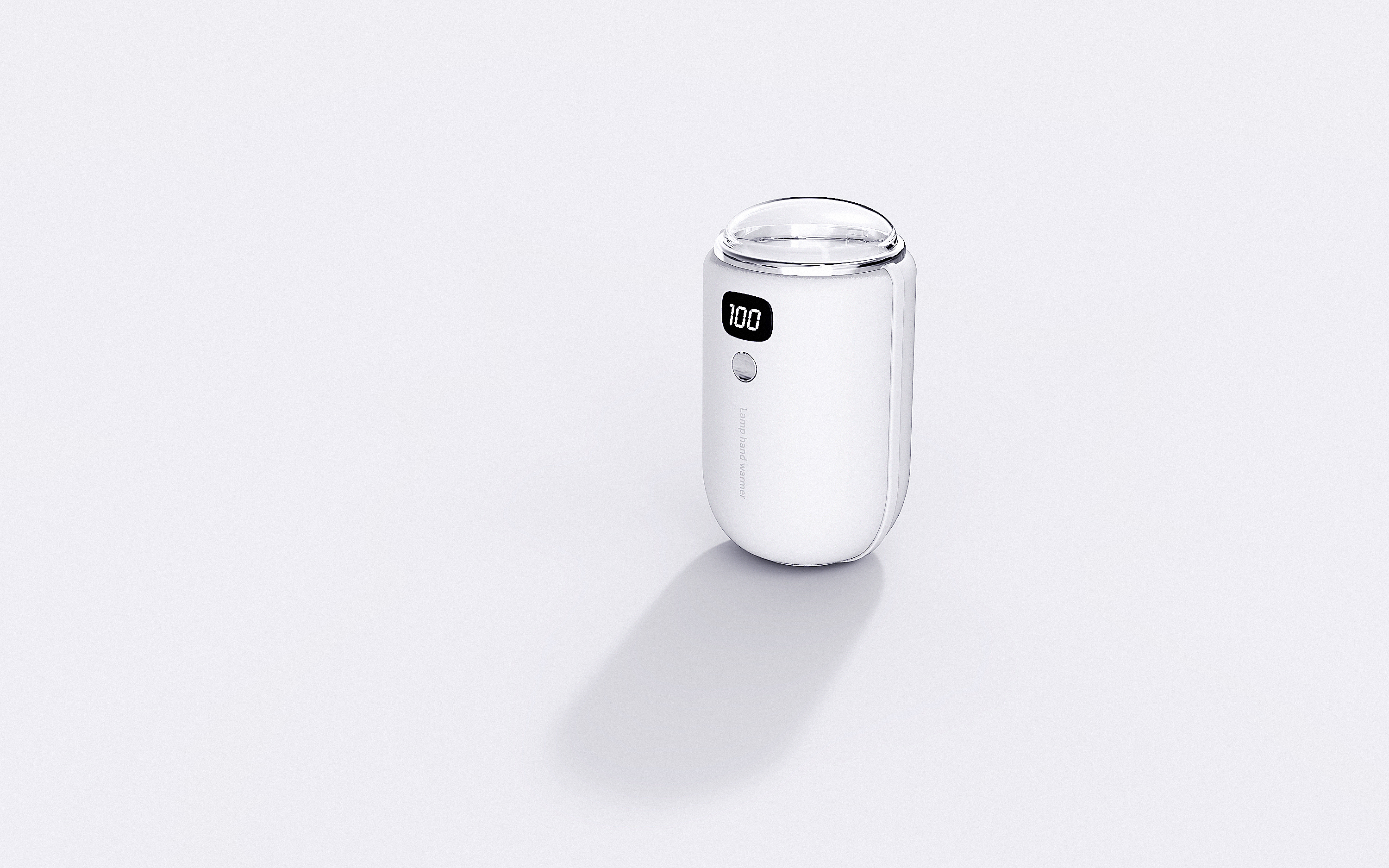 Hand warmer，portable battery，Projection lamp，Night light，cylindrical，Original design，Simplicity，Digital display，