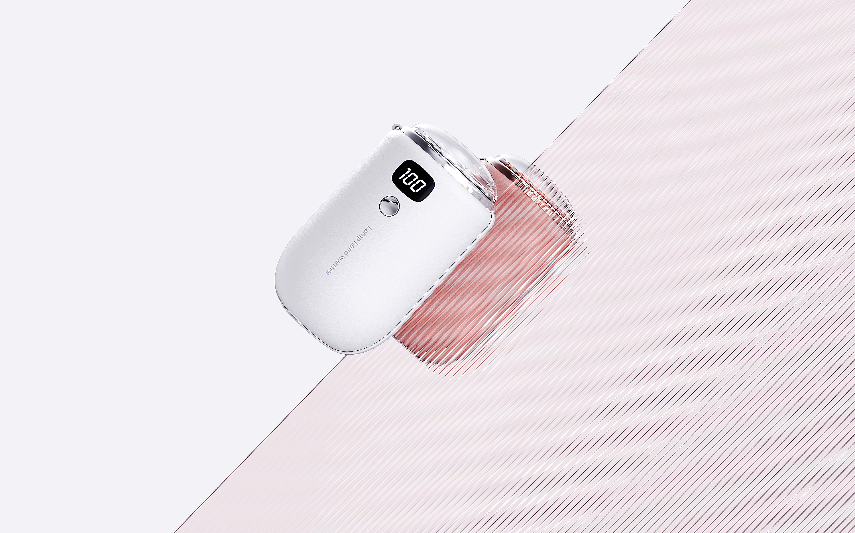 Hand warmer，portable battery，Projection lamp，Night light，cylindrical，Original design，Simplicity，Digital display，