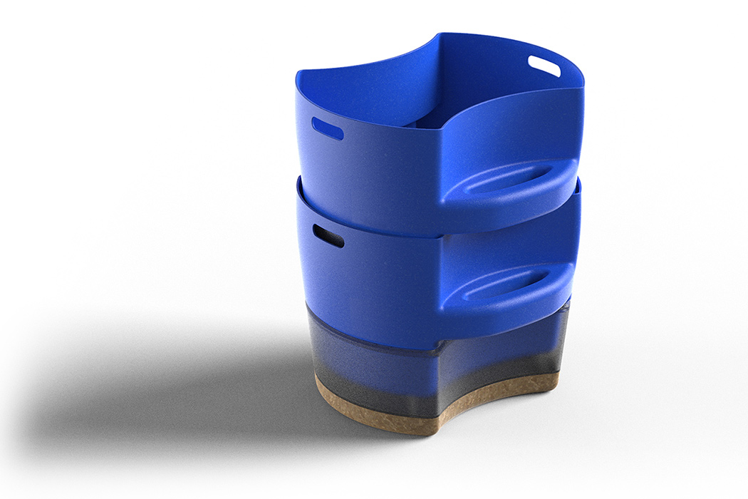 ocean，environment protection，concept，Urban flowerpot，