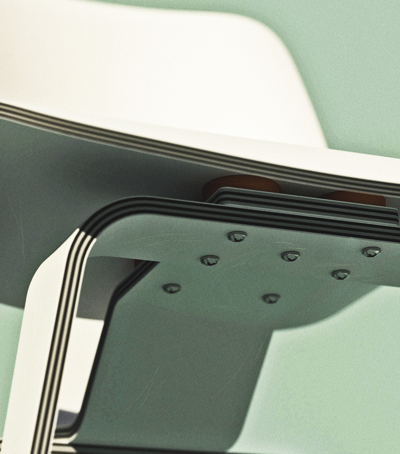 chair，Ames，Render，3D model，