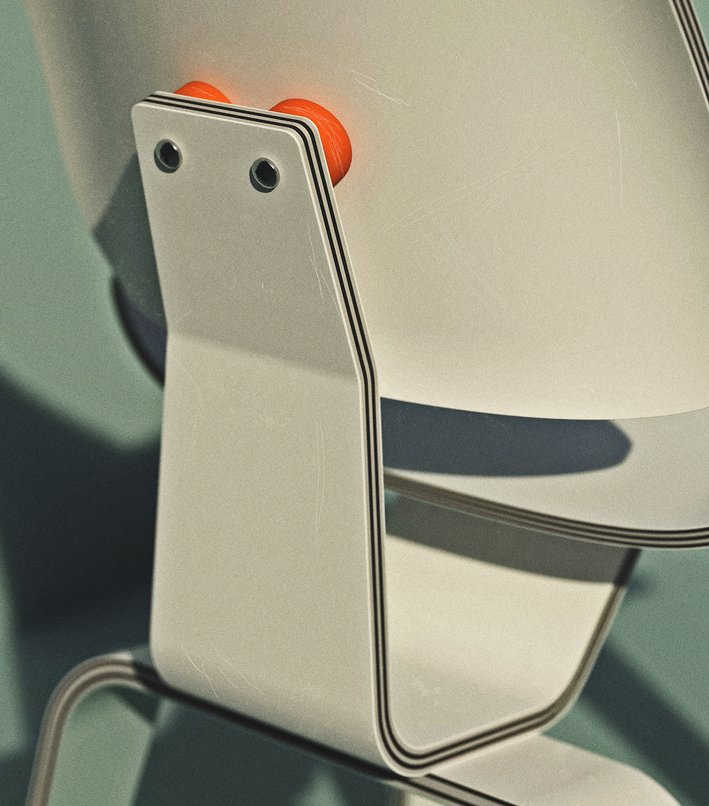 chair，Ames，Render，3D model，