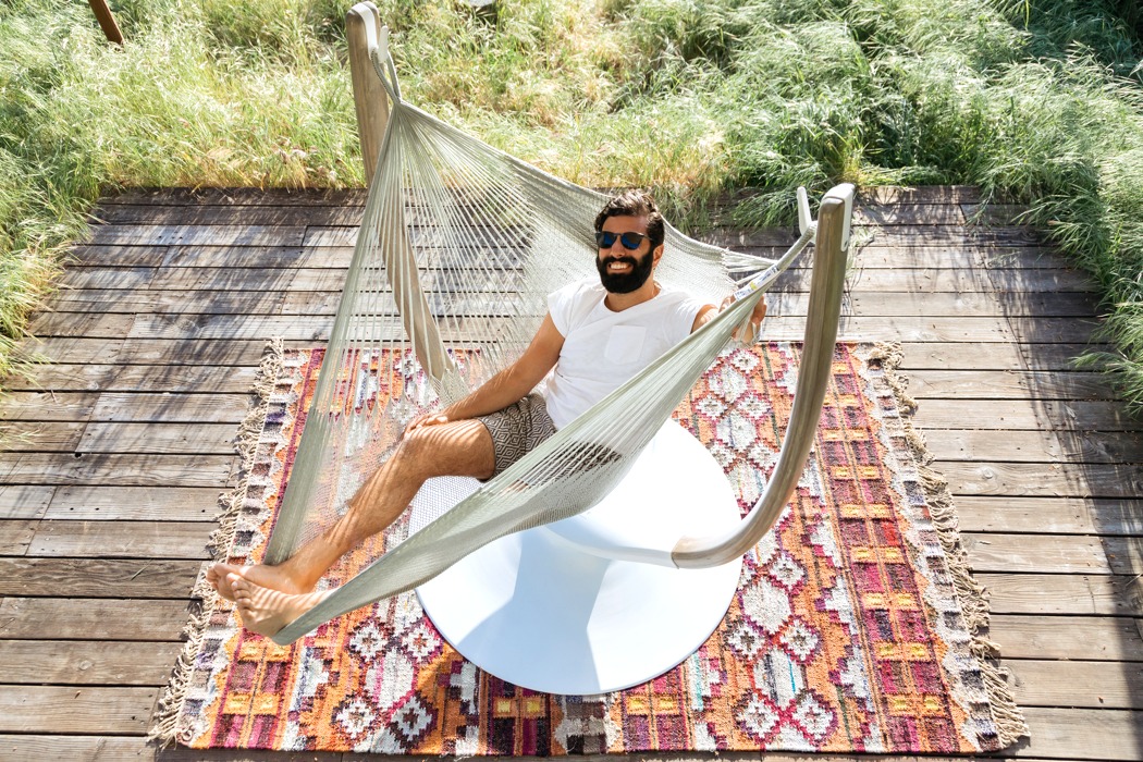 Folks，deck chair，Sitting posture，Hammock chair，leisure time，