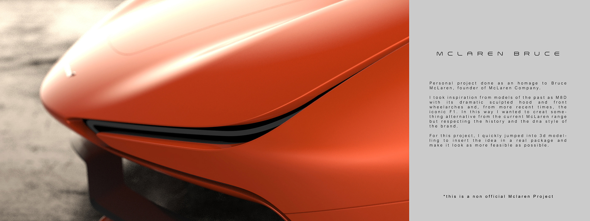 McLaren Bruce，Past models，Sports car，