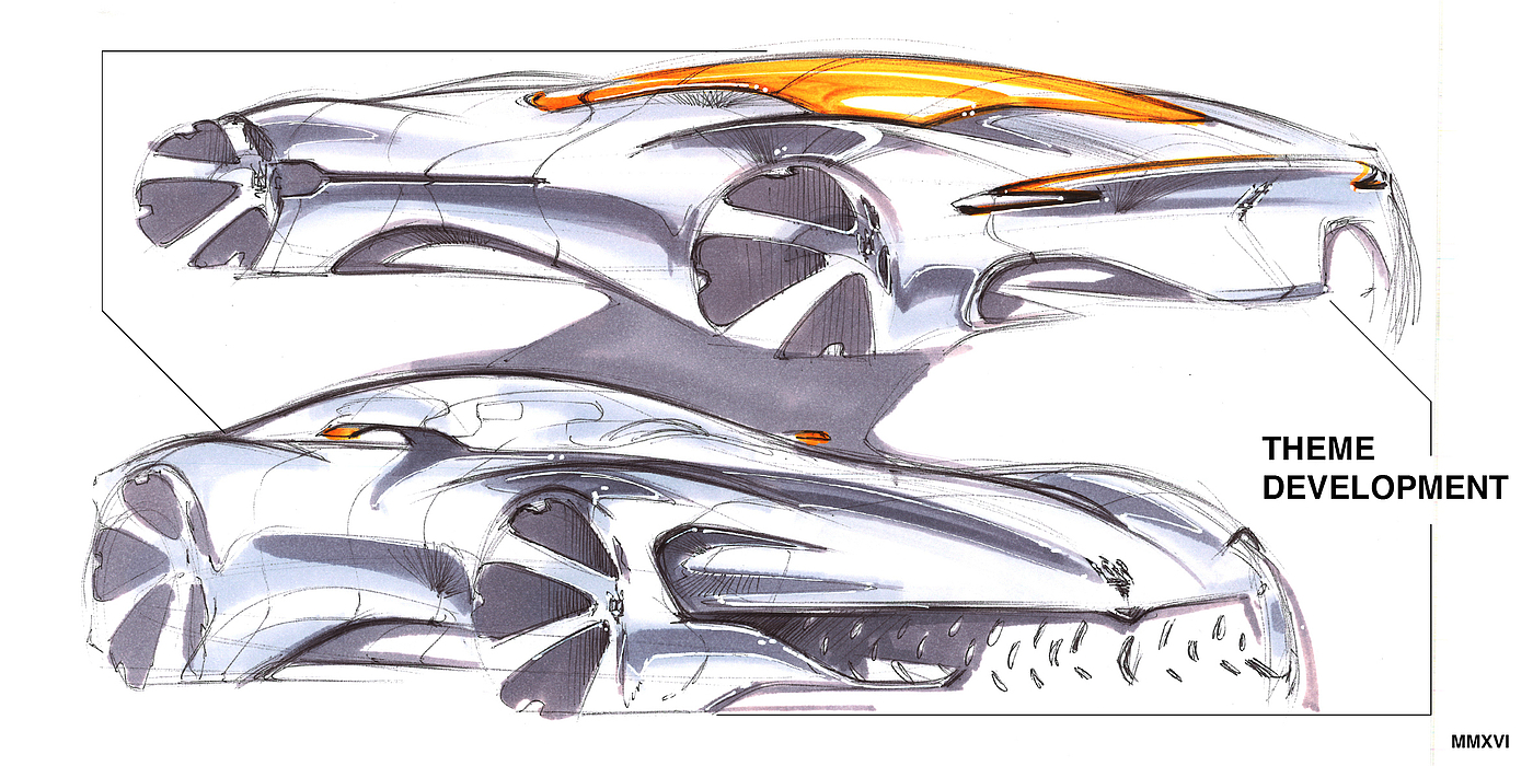 Maserati，Hand drawn，Automobile design，Brainstorm，model design ，Structural design，