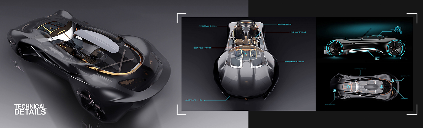 Maserati，Hand drawn，Automobile design，Brainstorm，model design ，Structural design，