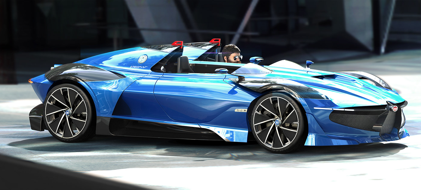 BUGATTI 251EVO，Roads，Sports car，