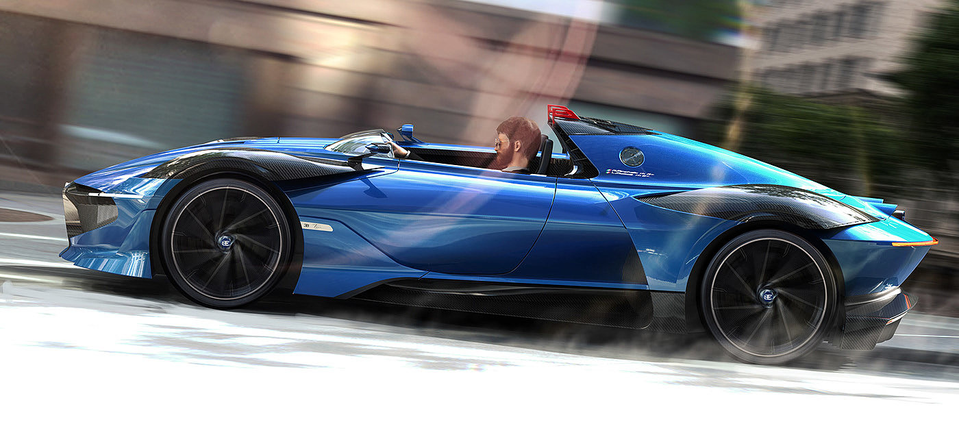 BUGATTI 251EVO，Roads，Sports car，