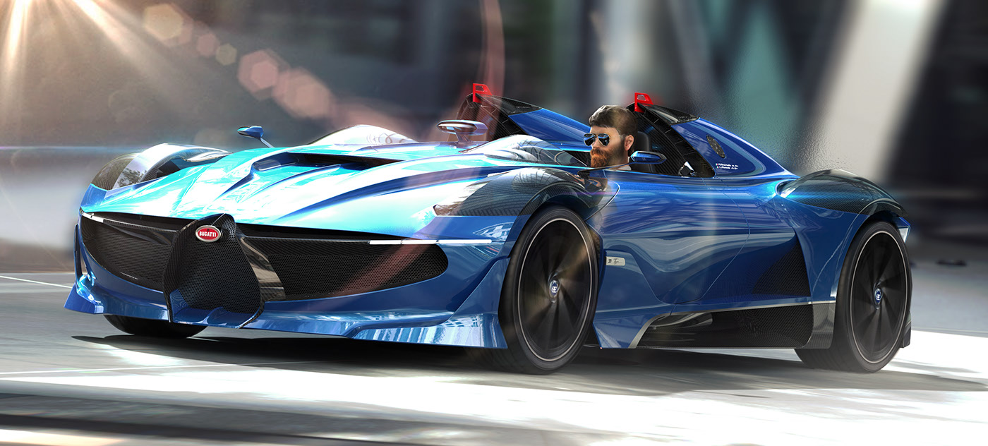BUGATTI 251EVO，Roads，Sports car，