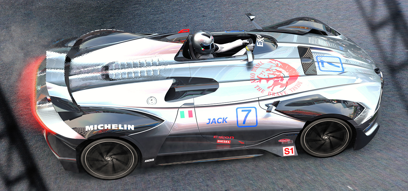 BUGATTI 251EVO，Roads，Sports car，