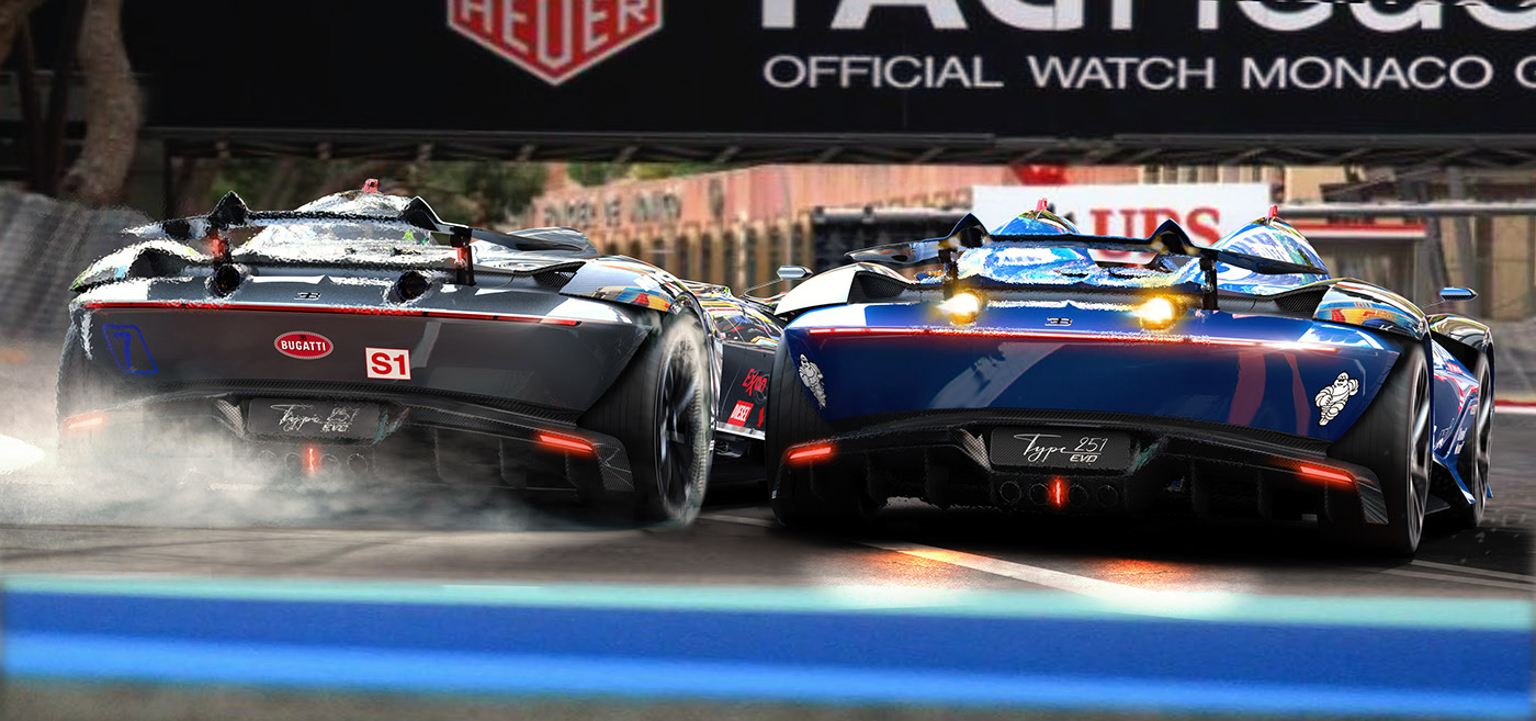 BUGATTI 251EVO，Roads，Sports car，