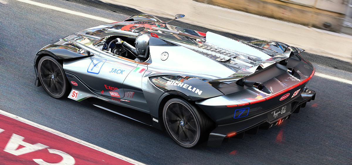 BUGATTI 251EVO，Roads，Sports car，