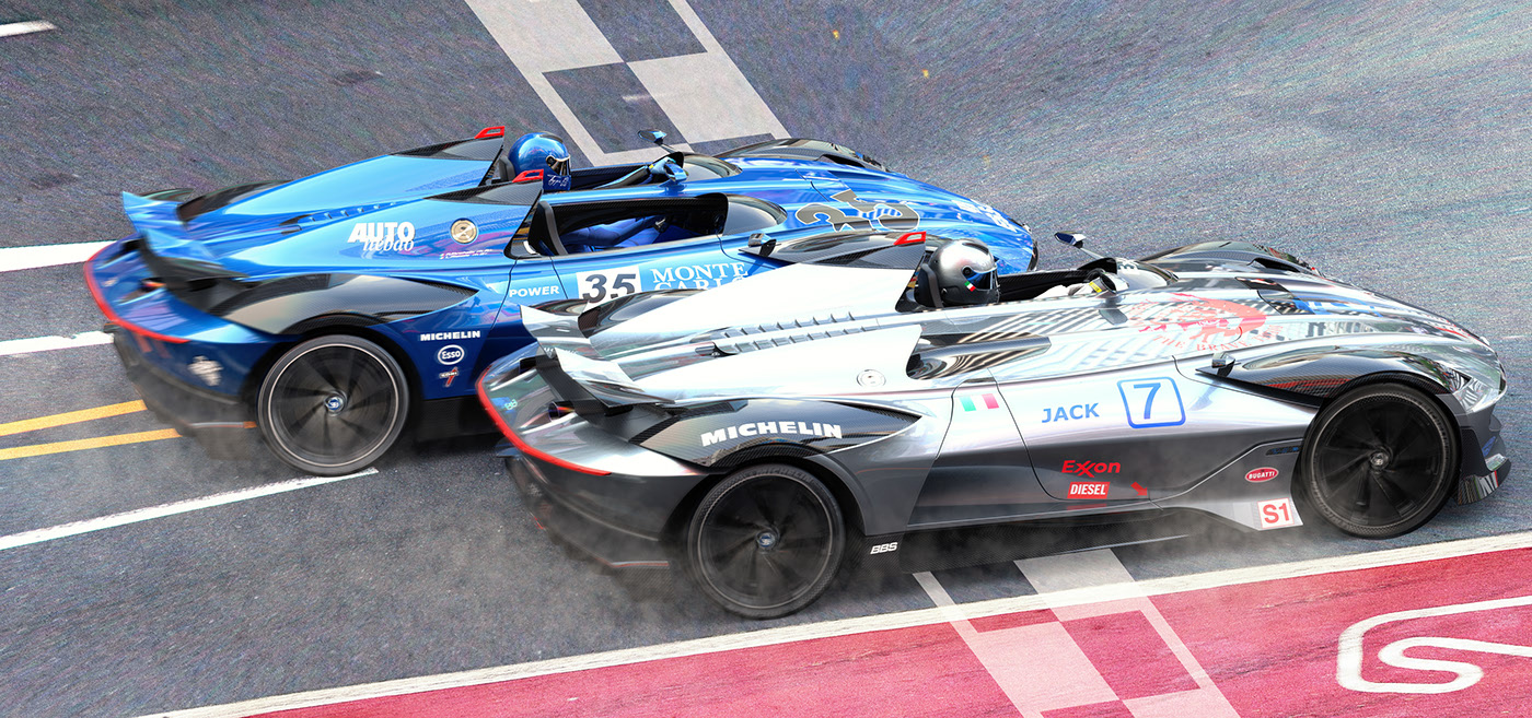 BUGATTI 251EVO，Roads，Sports car，