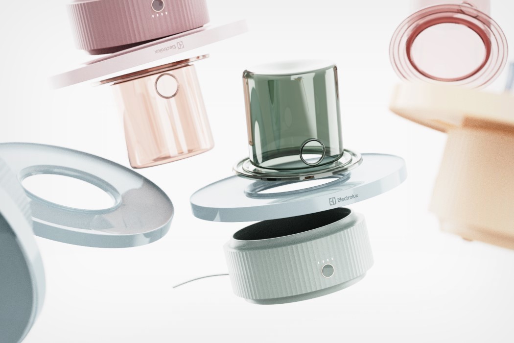 Elepses，Disinfection station，Glass water bottle，Disinfection device，Outer disk，