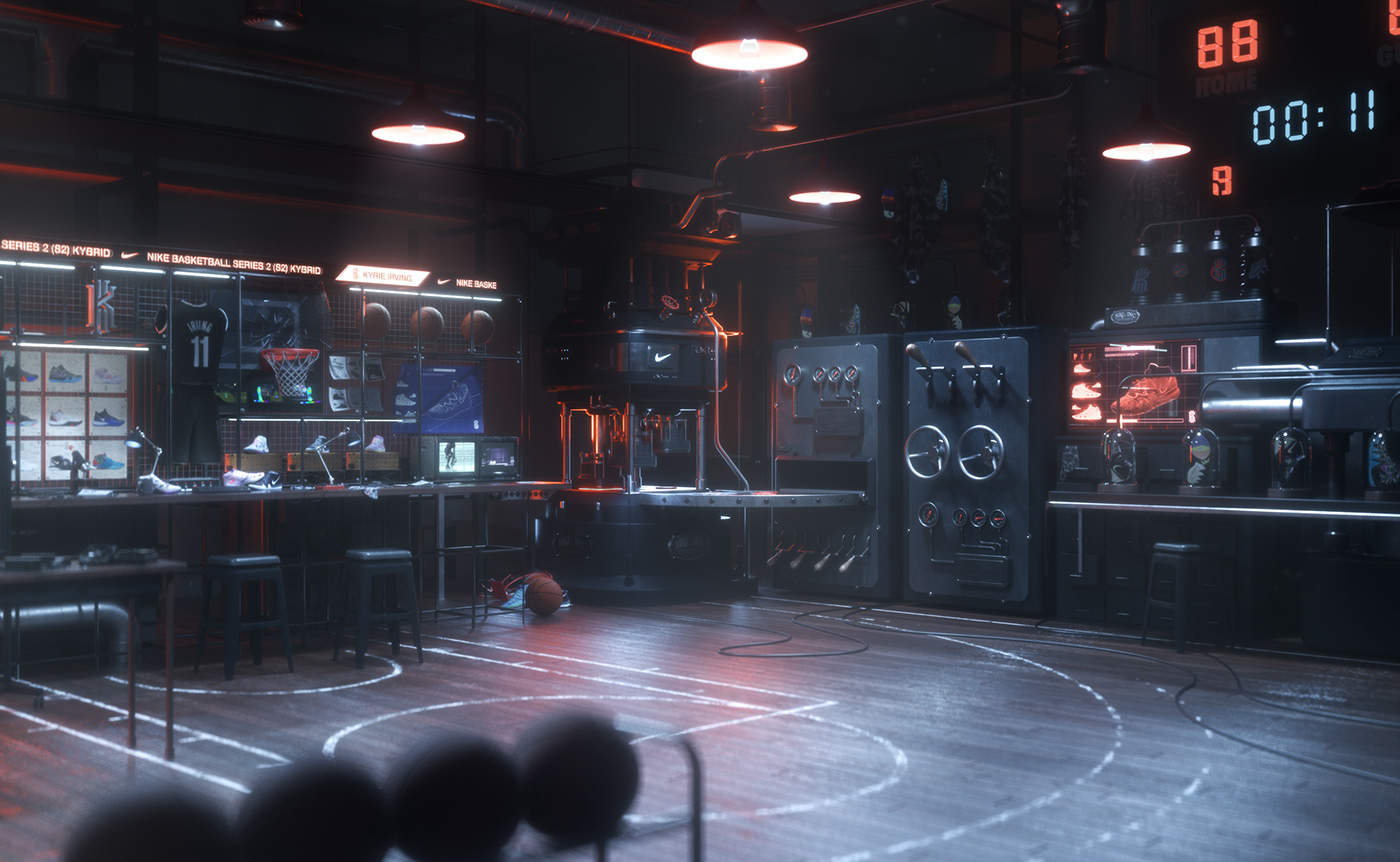 nike，Basketball shoes，Advertising design，