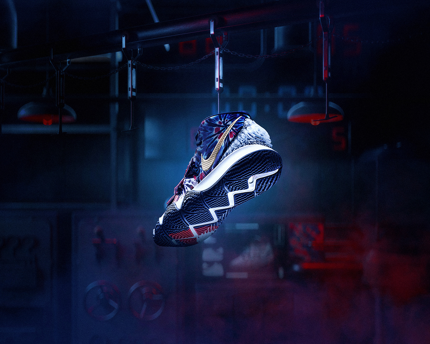 nike，Basketball shoes，Advertising design，