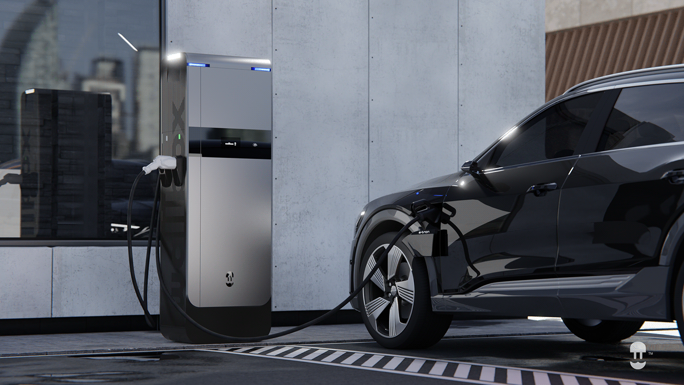 Supernova，Public charger，grey，